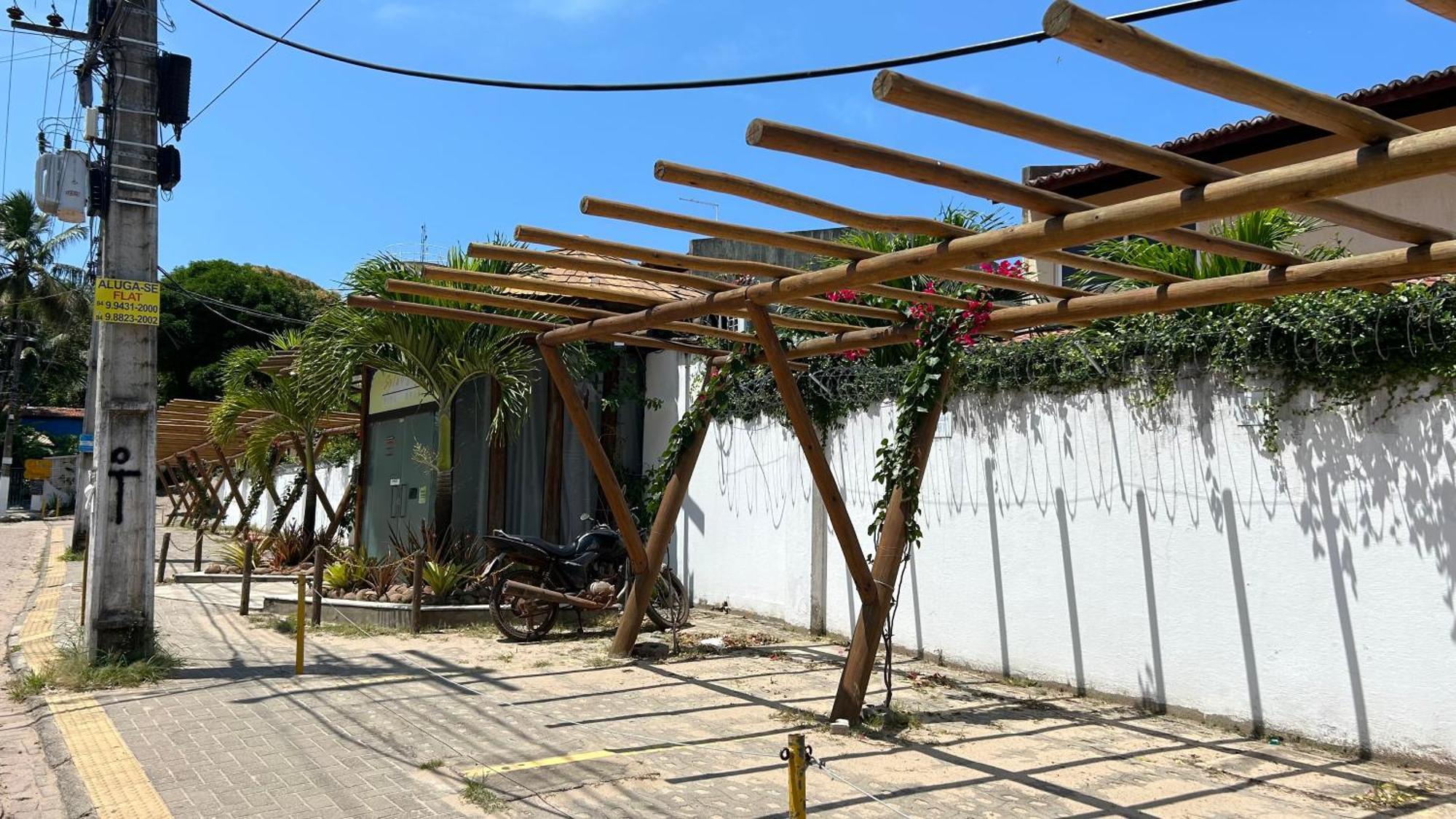 Praia de PipaFlat Tematico Solar Aguaアパートメント エクステリア 写真