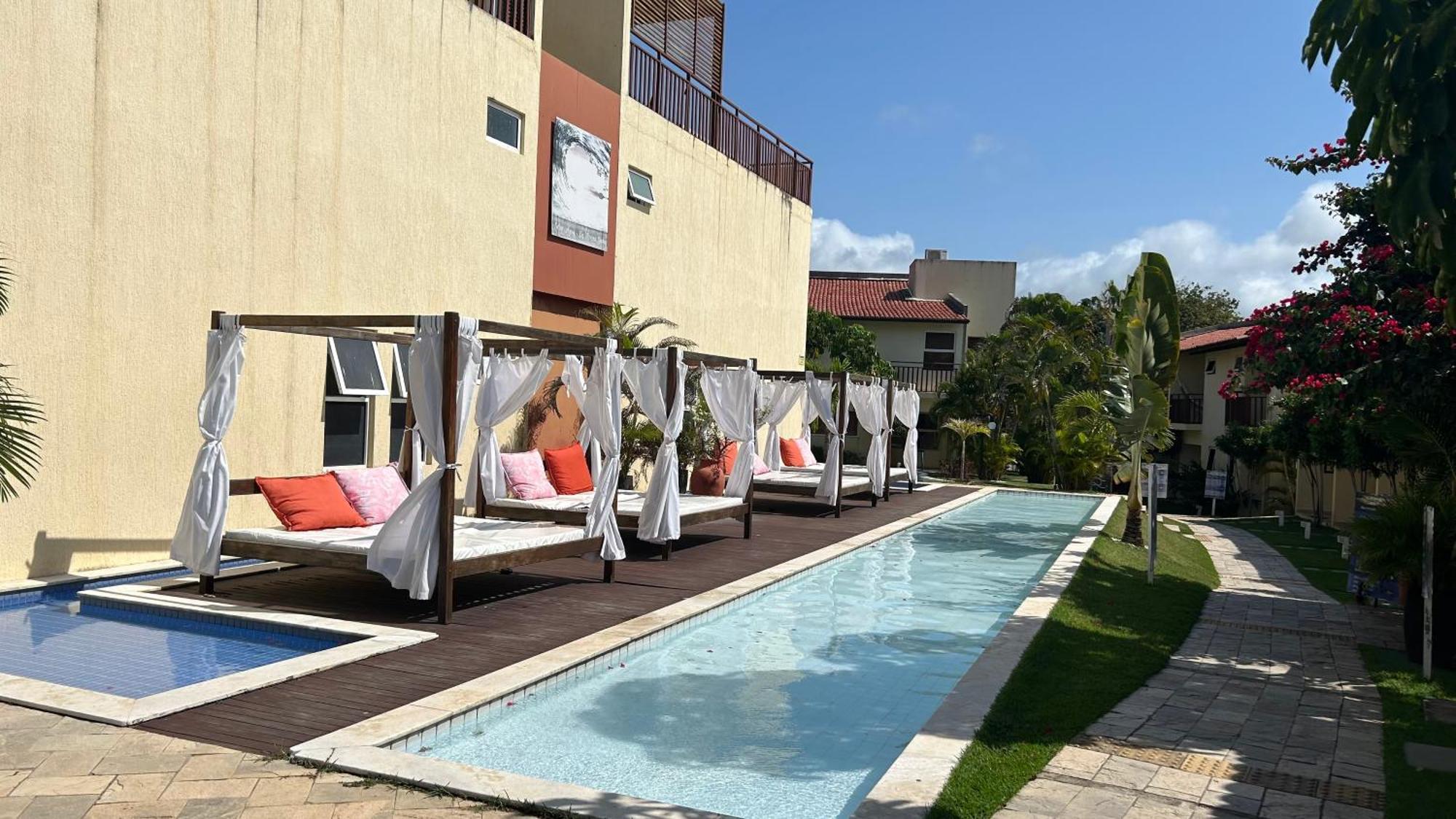Praia de PipaFlat Tematico Solar Aguaアパートメント エクステリア 写真